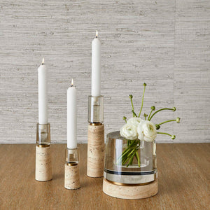 Optic - Candleholder/Vase - Brown