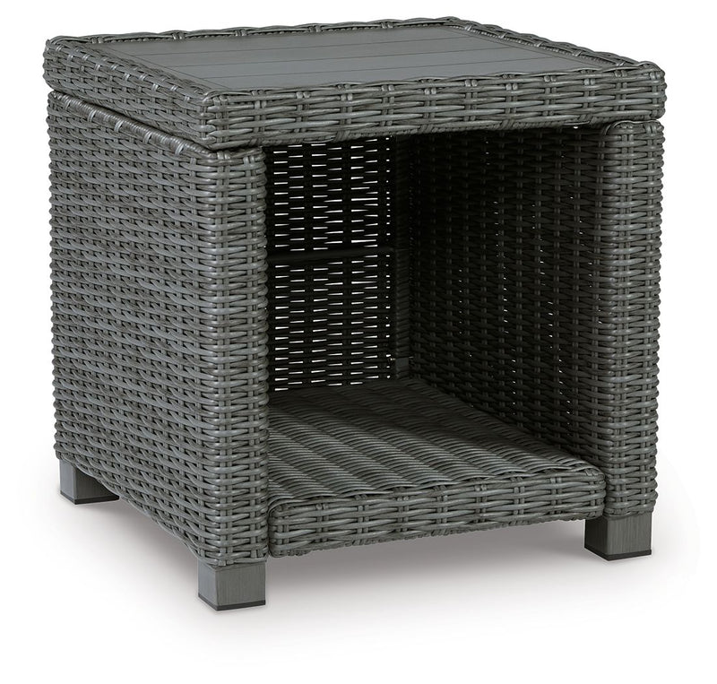 Elite Park - Square End Table - Gray - R&R Furniture Gallery (Fountain Valley, CA)