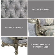 Miliani - Chair With Pillow - Fabric & Antique Bronze - R&R Furniture Gallery (Fountain Valley, CA)