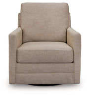 Freybourne Next-Gen Nuvella - Swivel Accent Chair - R&R Furniture Gallery (Fountain Valley, CA)