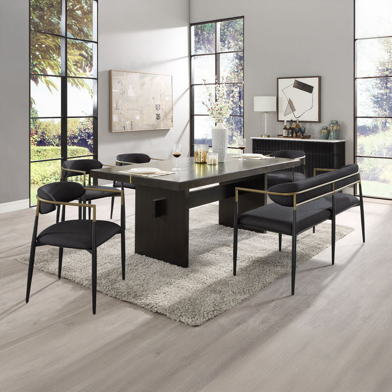 Jaramillo - Dining Table - Black - R&R Furniture Gallery (Fountain Valley, CA)