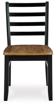 Blondon - Rectangular Drm Table Set (Set of 7) - Brown / Black - R&R Furniture Gallery (Fountain Valley, CA)
