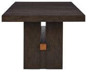 Burkhaus - Rectangular Dining Room Extension Table - Dark Brown - R&R Furniture Gallery (Fountain Valley, CA)