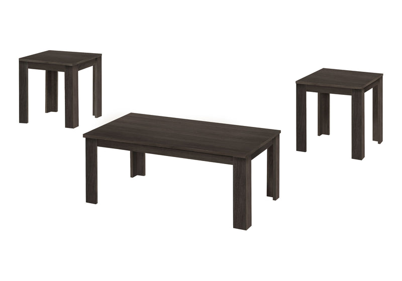 Table Set, Coffee, End, Side, Accent For Living Room, Transitional (Set of 3) - Oak - R&R Furniture Gallery (Fountain Valley, CA)