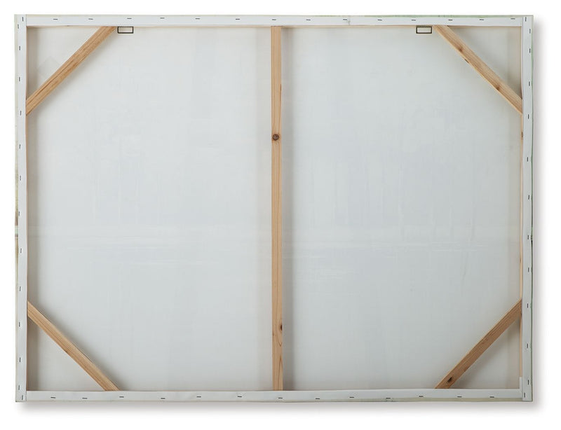 Garlenridge - Wall Art - Green / Tan / White - R&R Furniture Gallery (Fountain Valley, CA)