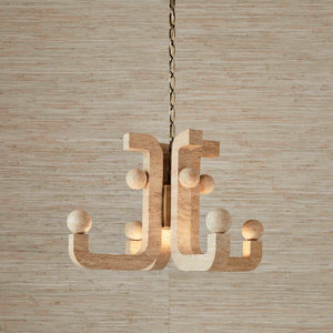 Equilibrium - 5 Light LED Pendant - Brass