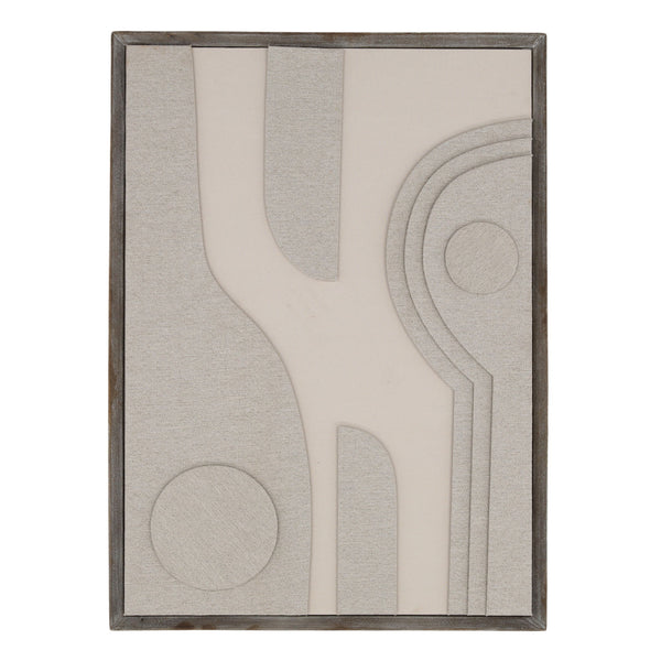Lydian - Wall Art - Gray And Beige