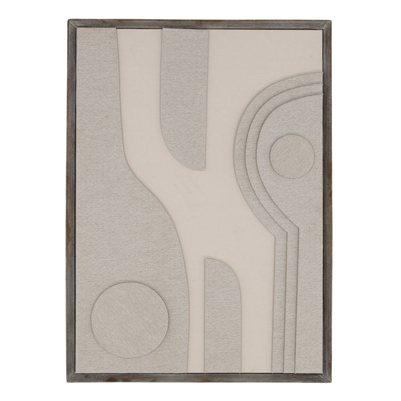 Lydian - Wall Art - Gray And Beige