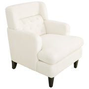 Upholstered Accent Chair Tufted Armchair For Living Room And Bedroom - R&R Furniture Gallery (Fountain Valley, CA)
