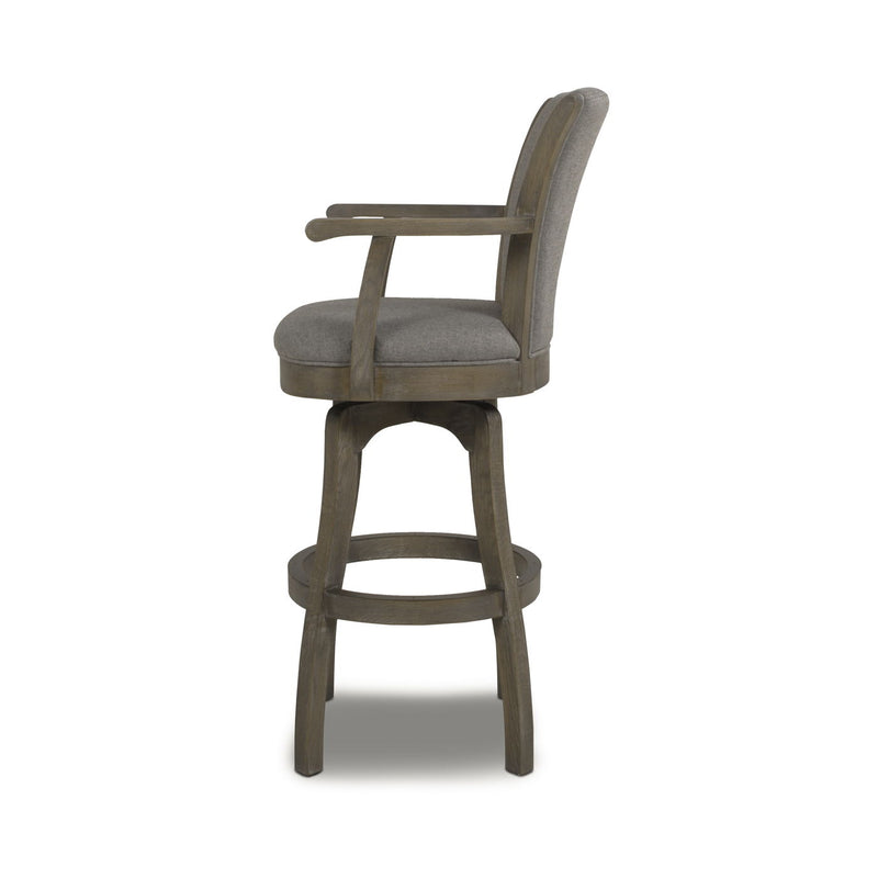Williams - Swivel Bar Stool With Armrests - R&R Furniture Gallery (Fountain Valley, CA)