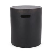 Outdoor End Table With Cutout Handle - Copper - R&R Furniture Gallery (Fountain Valley, CA)