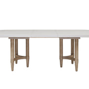 Triad - Double Pedestal Dining Table With Leaf - Sand - R&R Furniture Gallery (Fountain Valley, CA)