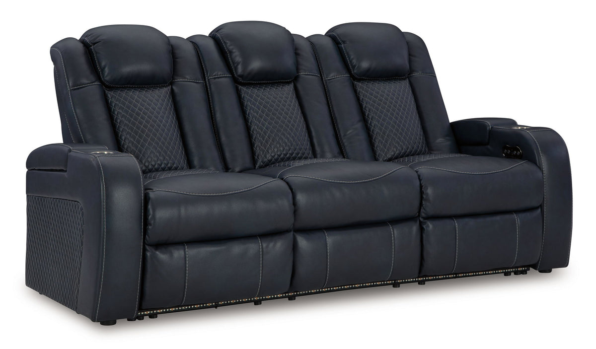 Fyne-dyme - Power Reclining Sofa With Adj Headrest - R&R Furniture Gallery (Fountain Valley, CA)
