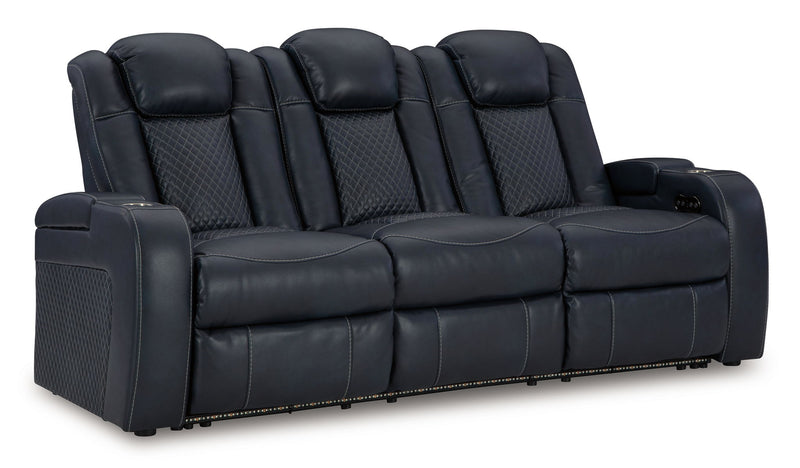 Fyne-dyme - Power Reclining Sofa With Adj Headrest - R&R Furniture Gallery (Fountain Valley, CA)