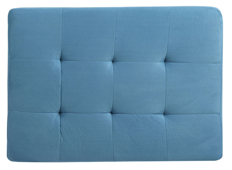 Contemporary upholstered ottoman by Glory Furniture with a sleek design and plush fabric, perfect for modern living rooms.