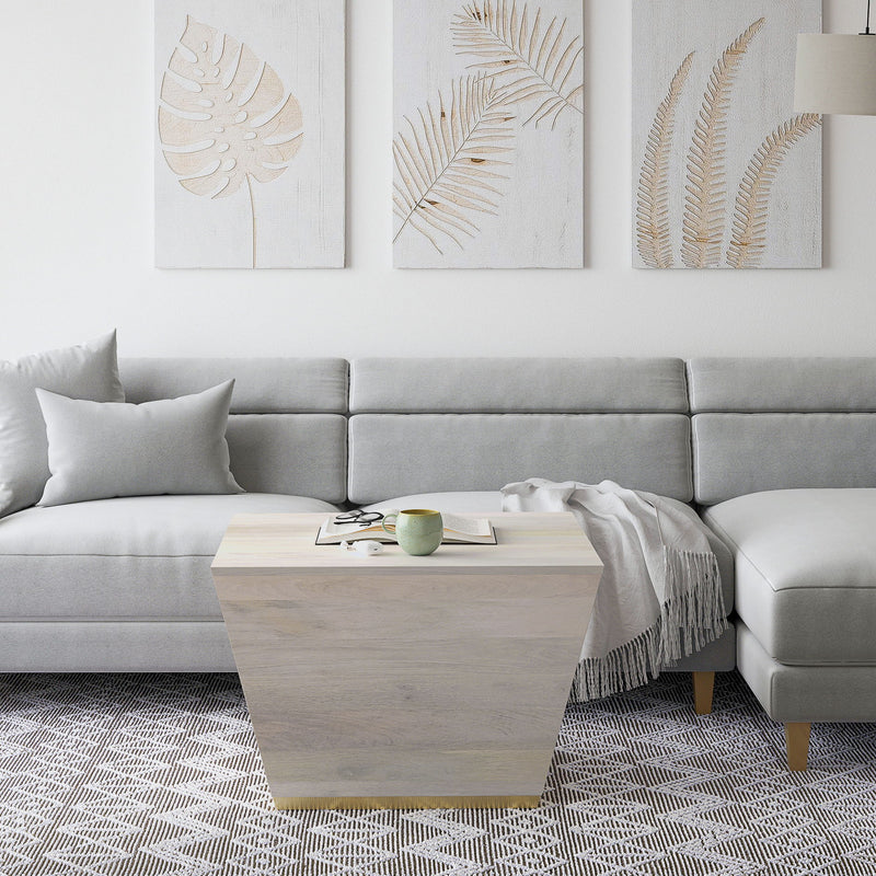 Abba - Handcrafted Square Coffee Table - R&R Furniture Gallery (Fountain Valley, CA)