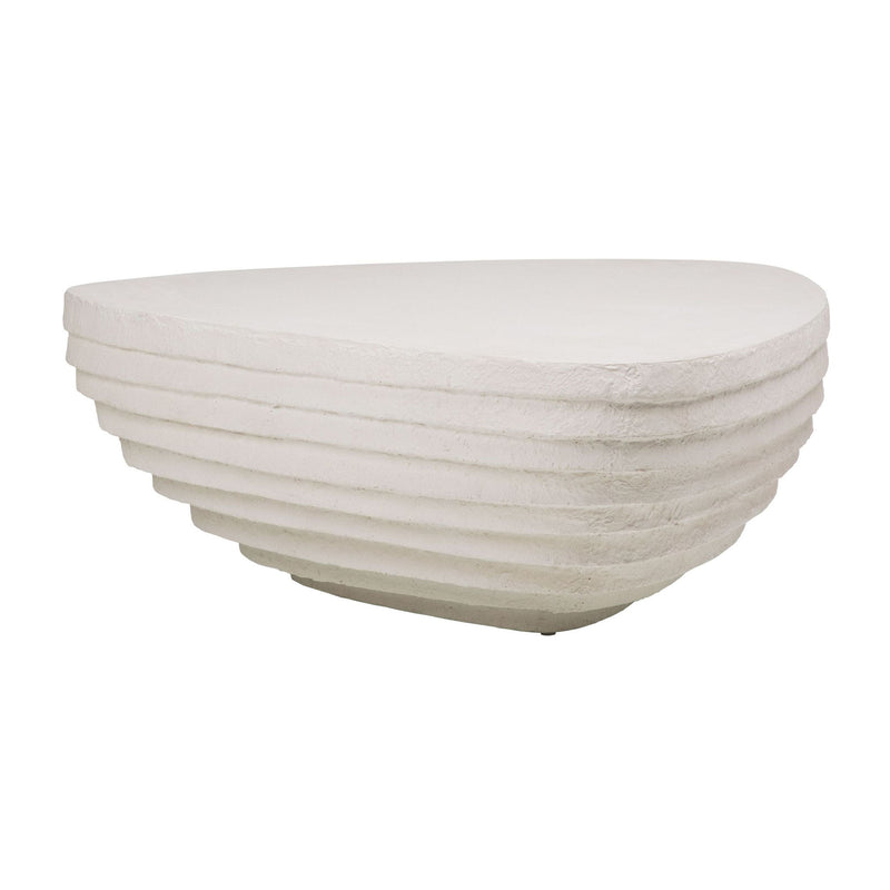 Albin - Outdoor Coffee Table - White