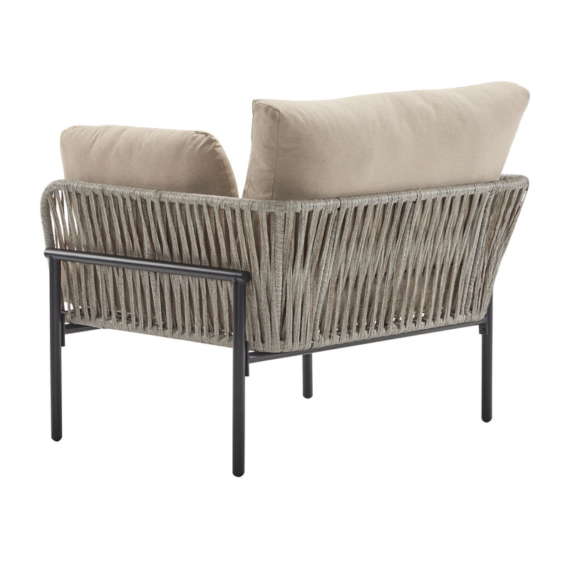 Rope Lounge Chair With Cushions For Modern Spaces - R&R Furniture Gallery (Fountain Valley, CA)