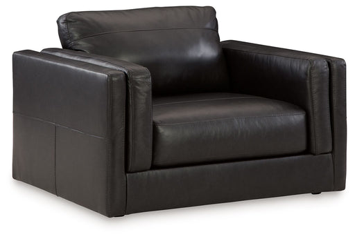 Amiata - Chair And A Half - Onyx - R&R Furniture Gallery (Fountain Valley, CA)