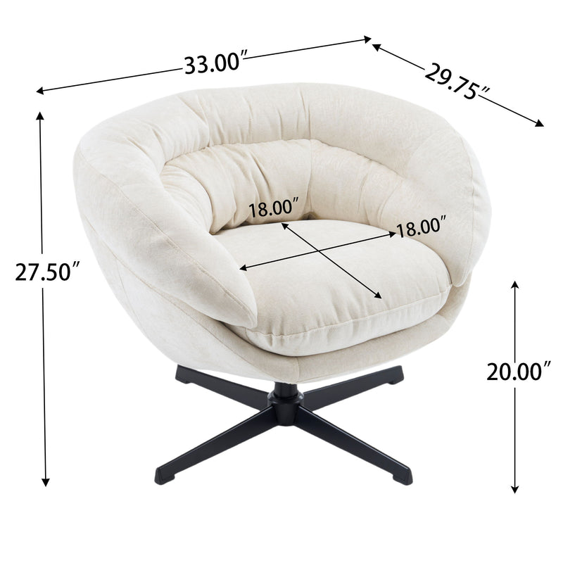 Modern Office Chair With 360 Degree Swivel - R&R Furniture Gallery (Fountain Valley, CA)