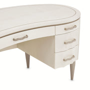 London Place - Desk - Creamy Pearl - R&R Furniture Gallery (Fountain Valley, CA)