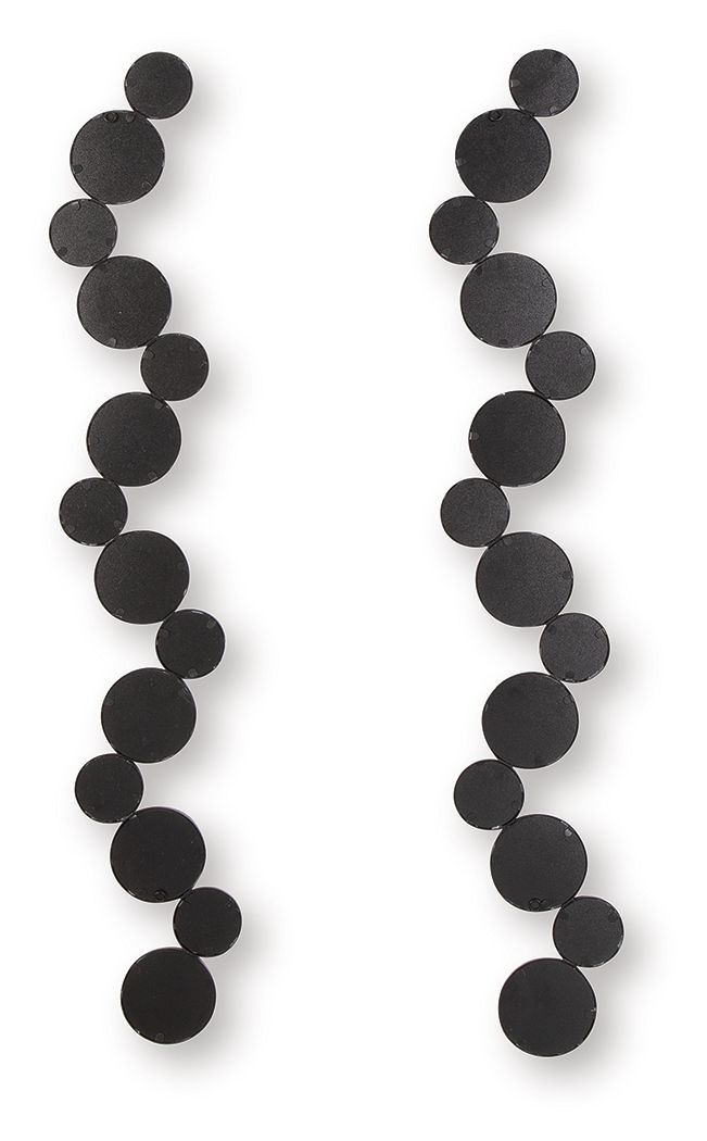 Vinler - Accent Mirror Set (Set of 2) - Black - R&R Furniture Gallery (Fountain Valley, CA)