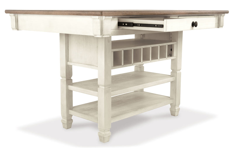Bolanburg - Rectangular Dining Room Counter Table - Beige - R&R Furniture Gallery (Fountain Valley, CA)