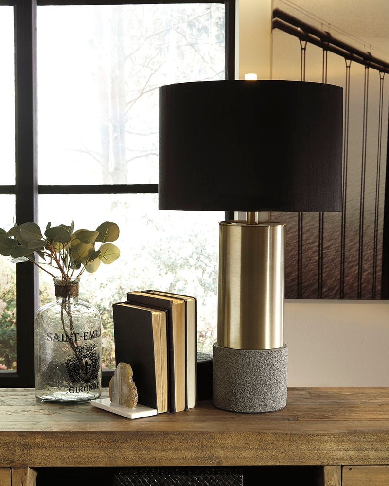Jacek - Metal Table Lamp - R&R Furniture Gallery (Fountain Valley, CA)
