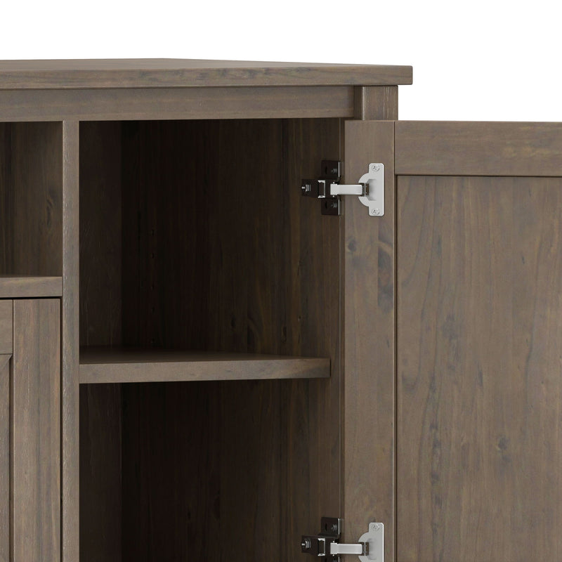 Ela - TV Media Stand - Smoky Brown - R&R Furniture Gallery (Fountain Valley, CA)