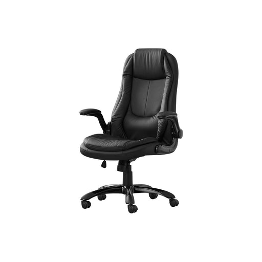 Office Chair, Adjustable Height, Swivel, Ergonomic, Armrests, Contemporary & Modern - Black - R&R Furniture Gallery (Fountain Valley, CA)