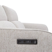 Ostend - Upholstered Power Recliner Sofa - Gray - R&R Furniture Gallery (Fountain Valley, CA)