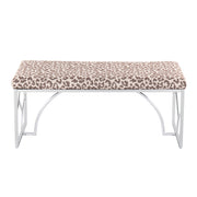 Lumi Source Constellation elegant contemporary upholstered bench with sleek design and plush fabric, ideal for modern living spaces.