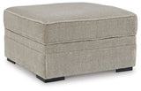Calnita - Ottoman With Storage - Sisal - R&R Furniture Gallery (Fountain Valley, CA)
