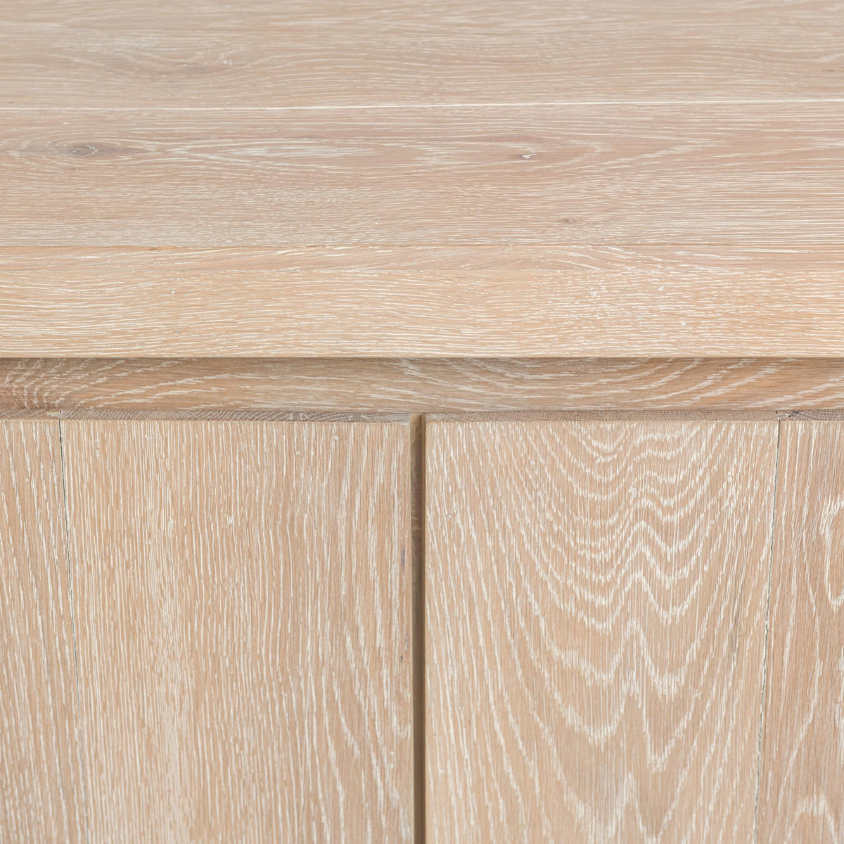 Classic Home Bristol 4-door buffet cabinet with wood finish, featuring sleek doors and ample storage space.