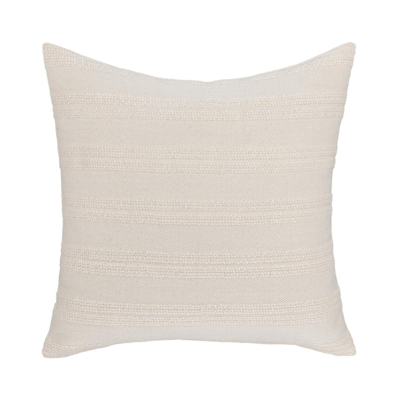 York - 26" x 26" Pillow - Natural / Ivory
