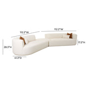 Fickle - Boucle Modular Sectional - R&R Furniture Gallery (Fountain Valley, CA)