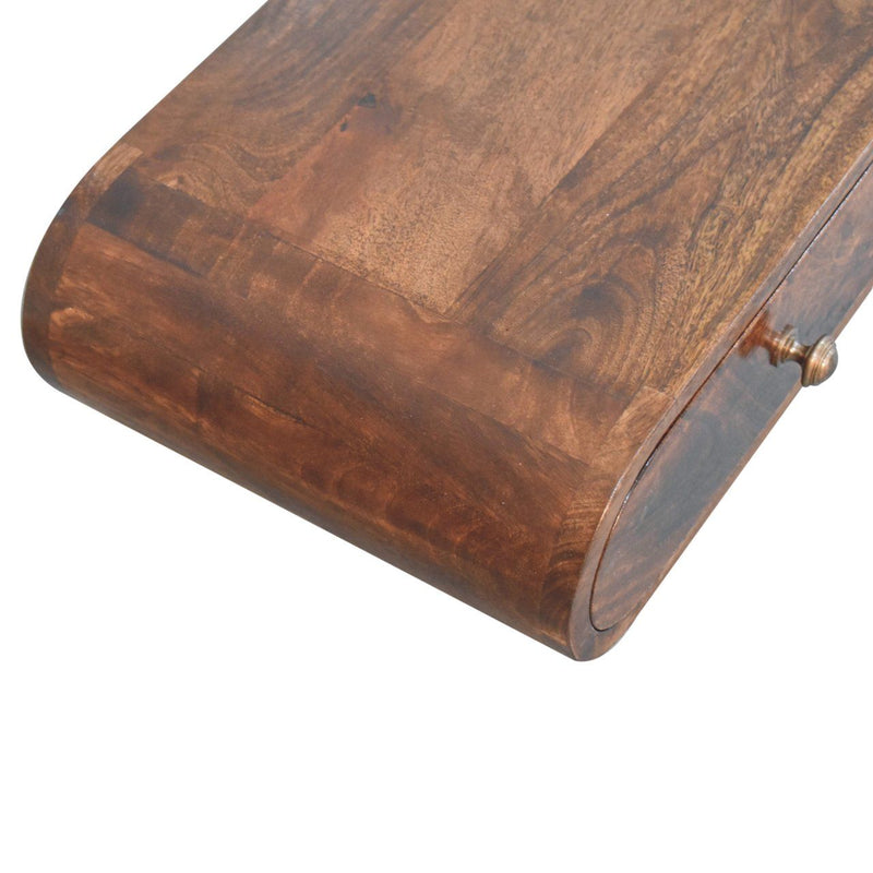 Wall Mounted Console Table - Walnut - R&R Furniture Gallery (Fountain Valley, CA)