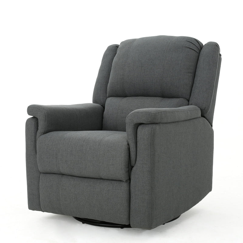 Glider Recliner With Swivel, Manual Reclining Chair - R&R Furniture Gallery (Fountain Valley, CA)