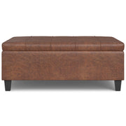 Harrison - Upholstered Coffee Table Storage Ottoman - R&R Furniture Gallery (Fountain Valley, CA)