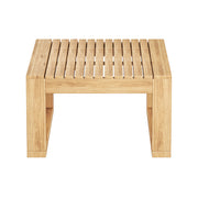 Outdoor 4 Pieces Acacia Sectional Patio Sofa Set - Light Gray / Teak - R&R Furniture Gallery (Fountain Valley, CA)