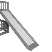Low Bunk Bed With Slide, Fence And Ladder - R&R Furniture Gallery (Fountain Valley, CA)