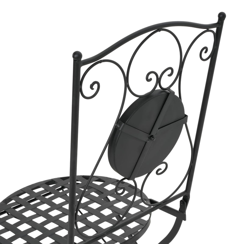 Lambert - Outdoor Chat Set - Black / Red - R&R Furniture Gallery (Fountain Valley, CA)
