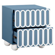 Tori - Motif Nightstand - Blue - R&R Furniture Gallery (Fountain Valley, CA)