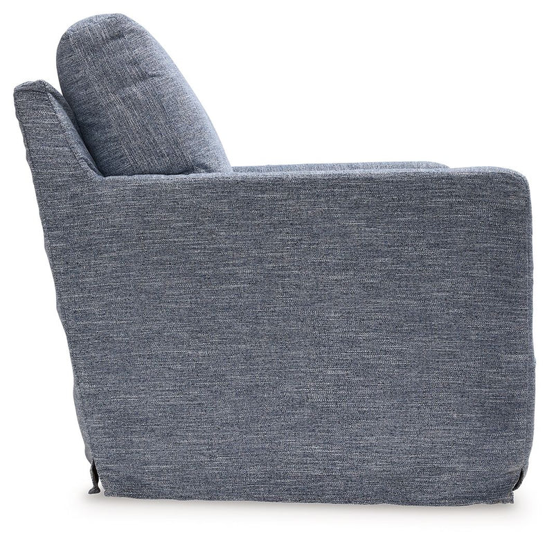 Nenana Next-Gen Nuvella - Swivel Glider Accent Chair - R&R Furniture Gallery (Fountain Valley, CA)