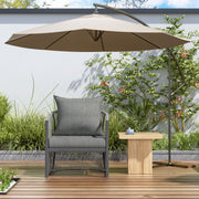 Modern Curved Aluminum Lounge Chair With Stylish Rope Weave Design And Cushioned Comfort For Outdoor - R&R Furniture Gallery (Fountain Valley, CA)