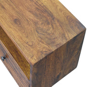 Lunar - 2 Drawer Wall Mounted Media Unit - Brown - R&R Furniture Gallery (Fountain Valley, CA)