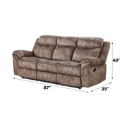 Zubaida - Sofa w/USB Dock & Console(Motion) - R&R Furniture Gallery (Fountain Valley, CA)