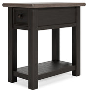 Tyler Creek - Chair Side End Table - Black / Gray - R&R Furniture Gallery (Fountain Valley, CA)