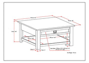 Monroe - Handcrafted Side Table - R&R Furniture Gallery (Fountain Valley, CA)