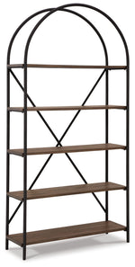 Galtbury - Bookcase - Brown / Black - R&R Furniture Gallery (Fountain Valley, CA)